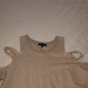 Sanctuary cold shoulder sweatshirt